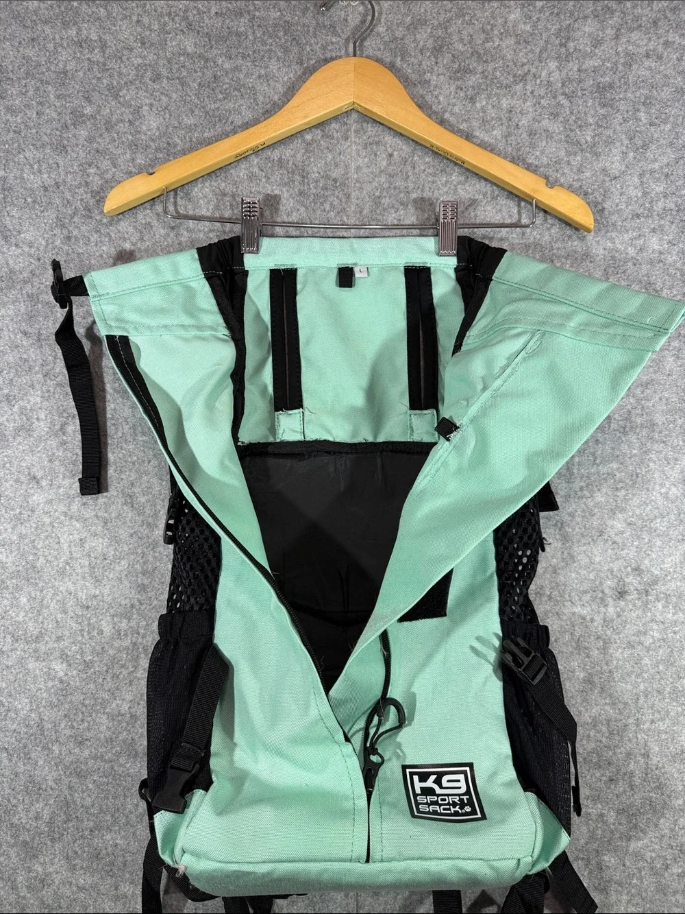 K9 Sport Sack Soft Mint Dog Carrier Backpack - Mint/Black